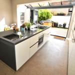 Fitted kitchen with AEG appliances and Amtico Flooring