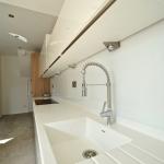 Corian worktops with Corian integrated sink