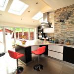 Handleless Fitted Kitchen in Preston with Kuppersbusch appliances