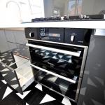 A built under Hotpoint double oven