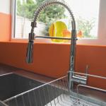 Blanco steel inset sink with Blanco Ellipse tap