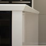 sharknose edged Corian tops